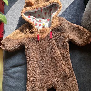 Baby Boden Sherpa Bear Bunting 3-6 months (68cm)